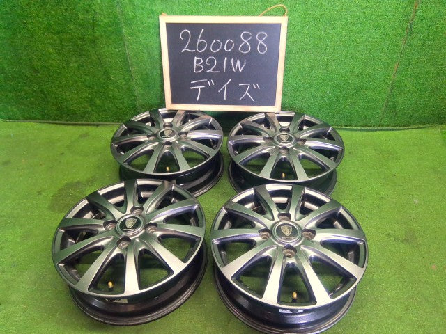 【中古】デイズ DBA-B21W外し 社外ホイール 13インチ