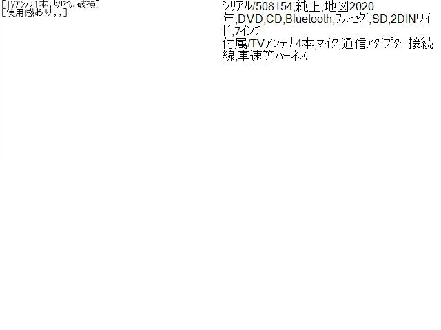 【中古】デイズ DBA-B21W カーナビゲーション MM318D-W