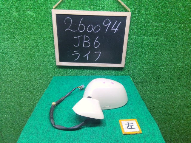 【中古】ライフ UA-JB6 左サイドミラー 76250-SFA-J52ZL