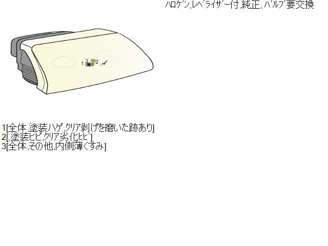 パジェロミニ 右ヘッドランプＡＳＳＹ ABA-H58A 8301A517