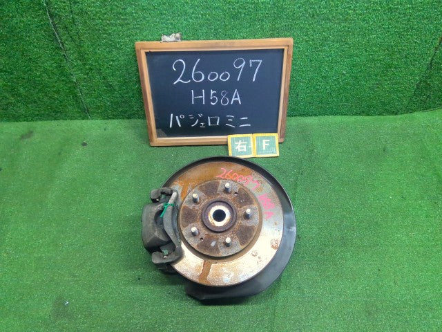 パジェロミニ 右ＦナックルハブＡＳＳＹ ABA-H58A MR554728