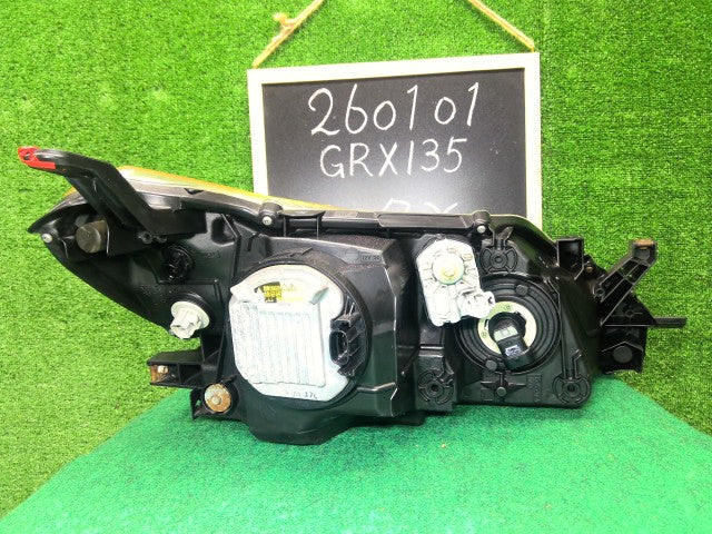 【中古】マークＸ DBA-GRX135 左ヘッドランプＡＳＳＹ 81150-22B20
