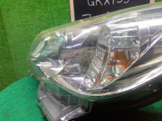 【中古】マークＸ DBA-GRX135 左ヘッドランプＡＳＳＹ 81150-22B20
