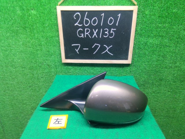 【中古】マークＸ DBA-GRX135 左サイドミラー 87940-22A60