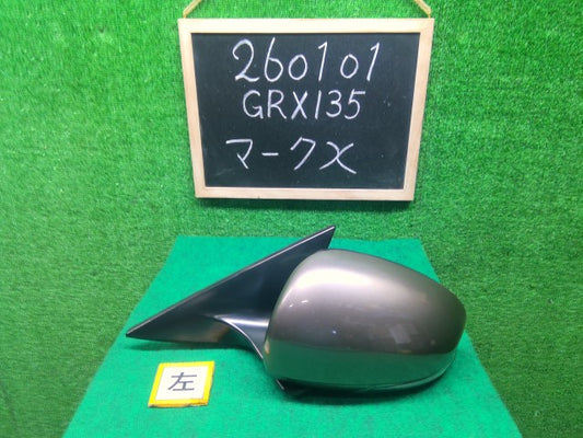 【中古】マークＸ DBA-GRX135 左サイドミラー 87940-22A60