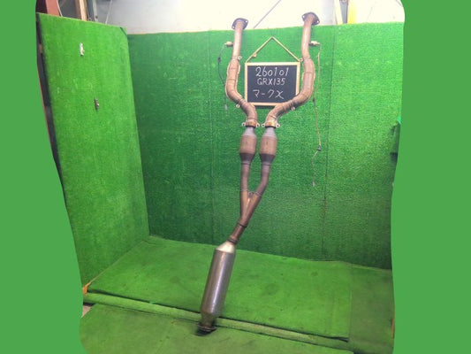 【中古】マークＸ DBA-GRX135 フロント エキゾーストパイプ