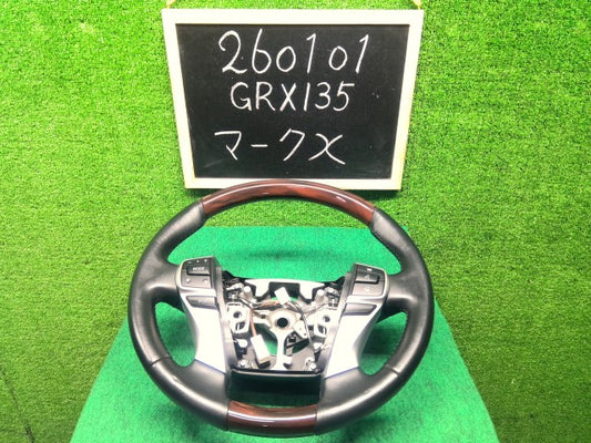 【中古】マークＸ DBA-GRX135 ステアリングホイール 45100-75040-C2