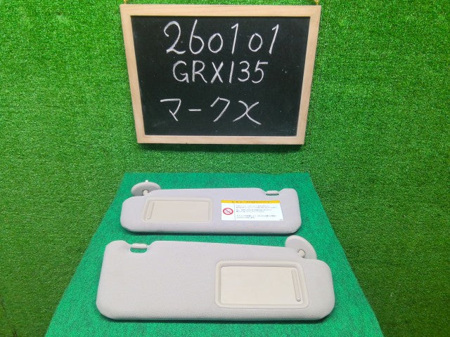 【中古】マークＸ DBA-GRX135 サンバイザー 74310-22730-B0