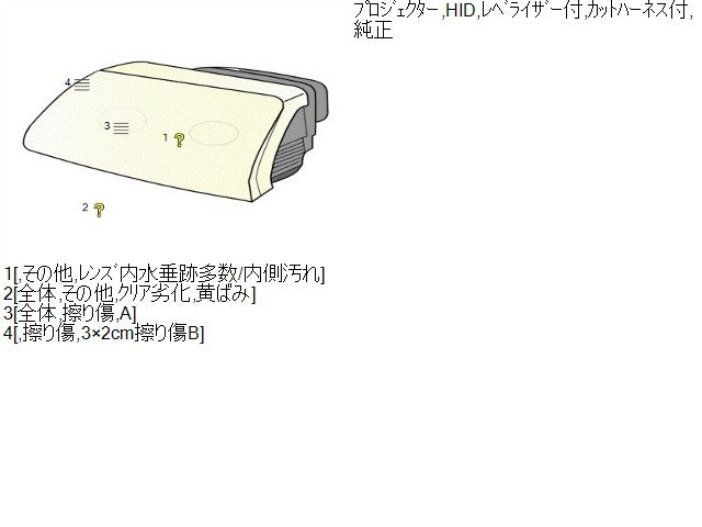 ＣＲ－Ｖ DBA-RE4 左ヘッドランプＡＳＳＹ 33151-SWA-J11 自社品番260109 NH624P