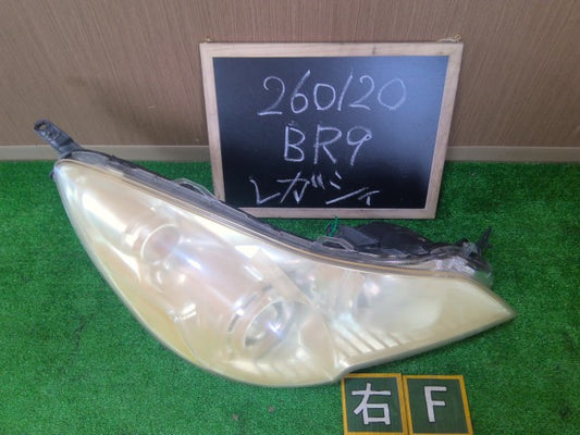 【中古】レガシィ DBA-BR9 右ヘッドランプ 右ヘッドライト