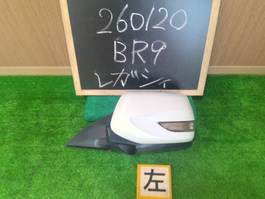 【中古】レガシィ DBA-BR9 左サイドミラー 左ドアミラー