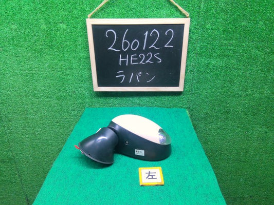 【中古】ラパン DBA-HE22S 左サイドミラー 84728-85K11-ZGF