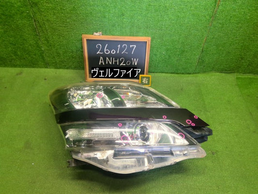 ヴェルファイア 右ヘッドランプＡＳＳＹ DBA-ANH20W 81110-58221 3R9 自社品番260127 中古