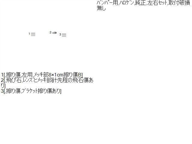 ヴェルファイア フォグランプ左右セット DBA-ANH20W 81210-0W060