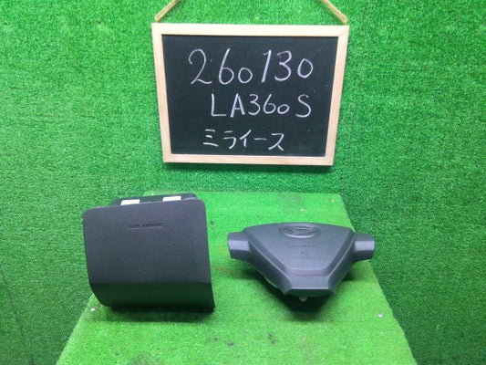 【中古】ミライース 5BA-LA360S エアバックパット 左右