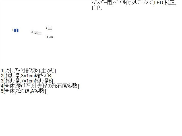 【中古】フィット DAA-GP5 右フォグランプ 33900-TEY-Y01