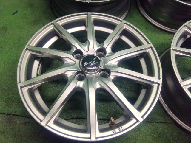 【中古】社外 15インチ ホイール 15×5.5J