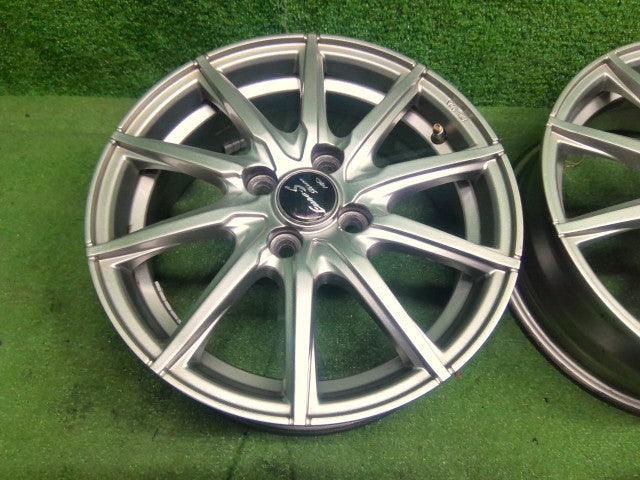 【中古】社外 15インチ ホイール 15×5.5J