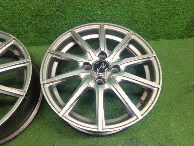 【中古】社外 15インチ ホイール 15×5.5J