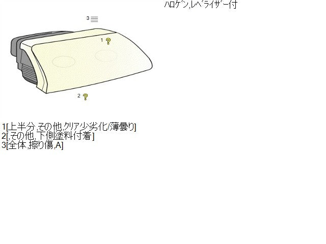 【中古】デイズルークス DBA-B21A 右ヘッドランプＡＳＳＹ 26010-6A02H