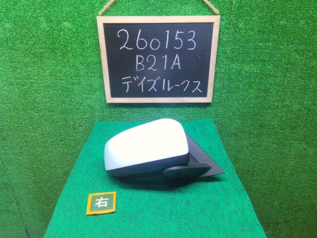 【中古】デイズルークス DBA-B21A 右サイドミラー 96301-6A37J