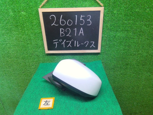 【中古】デイズルークス DBA-B21A 左サイドミラー 96302-6A40C