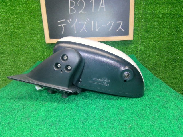 【中古】デイズルークス DBA-B21A 左サイドミラー 96302-6A40C