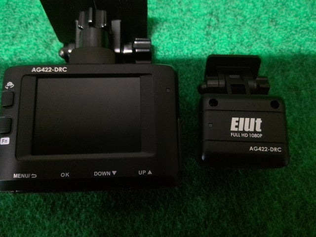【中古】ドライブレコーダー Elut AG422-DRC 前後2カメラ