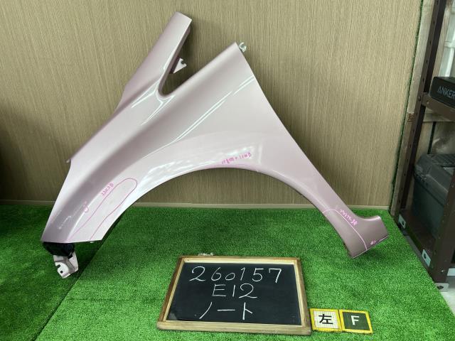 【中古】ノート DBA-E12 左フロントフェンダー F3101-5VAMA