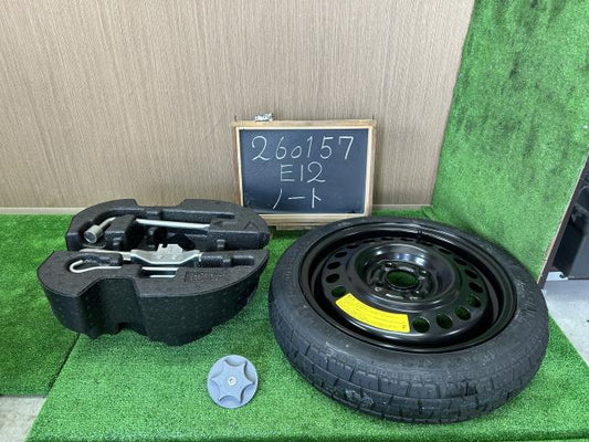 【中古】ノート DBA-E12 T125/70D15 テンパー