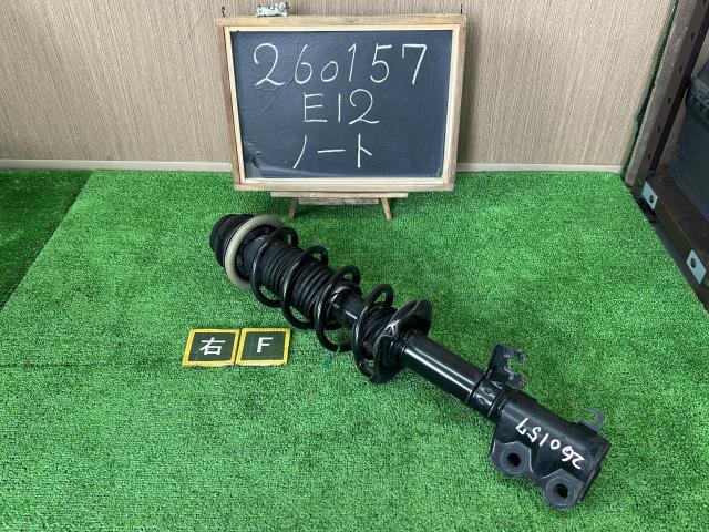 【中古】ノート DBA-E12 右フロントストラット ショック