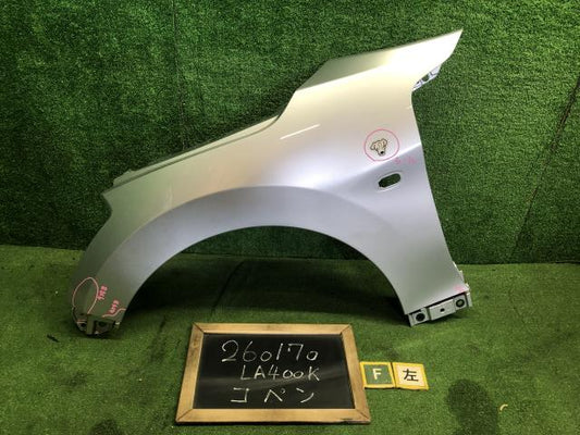 【中古】コペン DBA-LA400K 左フロントフェンダー 53802-B2170-