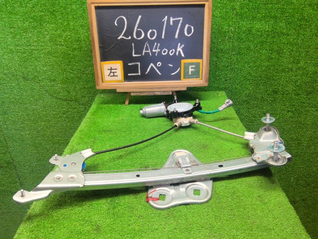 【中古】コペン DBA-LA400K 左フロントドアレギュレータ・モーター 69802-B2220-
