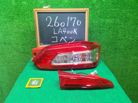 【中古】コペン DBA-LA400K 右テールランプ 81551-B2310-