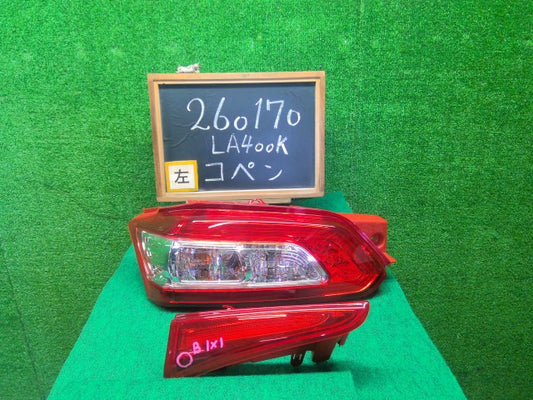 【中古】コペン DBA-LA400K 左テールランプ 81561-B2310