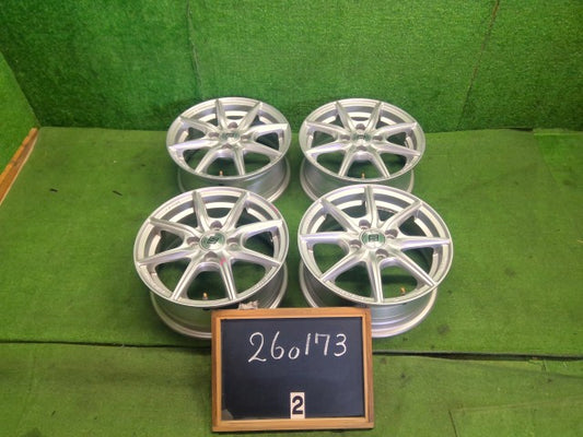 【中古】エンケイ 14インチ アルミホイール 5.5J