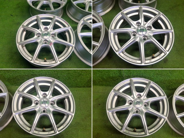 【中古】エンケイ 14インチ アルミホイール 5.5J