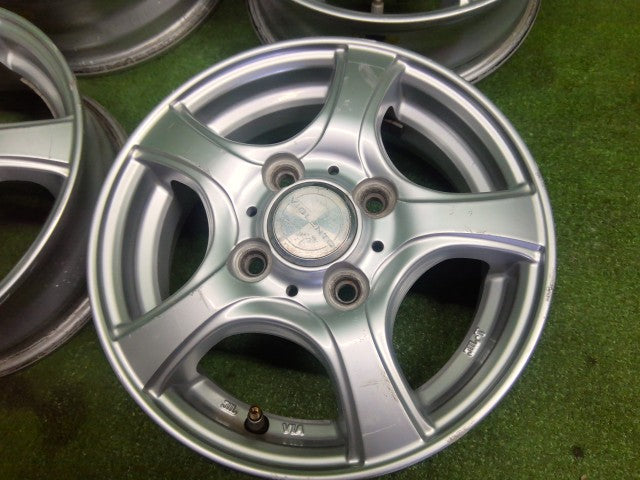 【中古】社外12インチ アルミホイール 4J 4穴