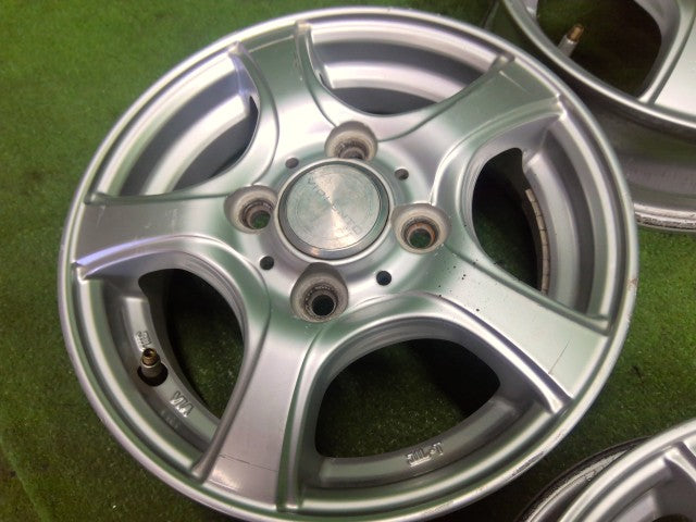 【中古】社外12インチ アルミホイール 4J 4穴