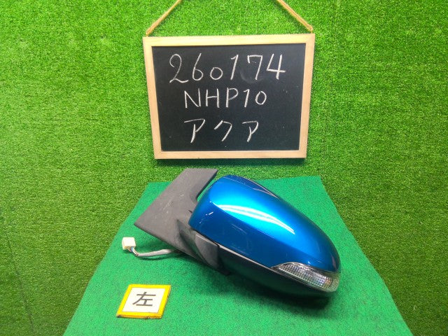 【中古】アクア DAA-NHP10 左サイドミラー 87940-52D50