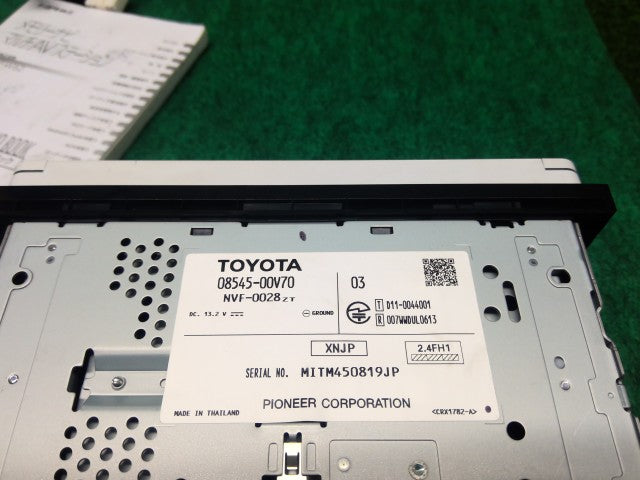 【中古】アクア DAA-NHP10 カーナビゲーションNSCP-W62 08545-00V70