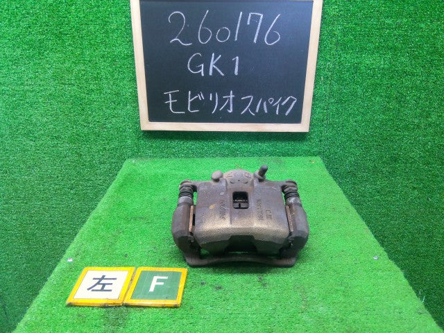 【中古】モビリオスパイク LA-GK1 左フロントキャリパー 45019-SCC-000