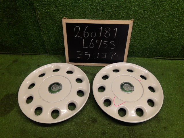 【中古】ミラココア DBA-L675S ホイールキャップ 42602-B2360-B1