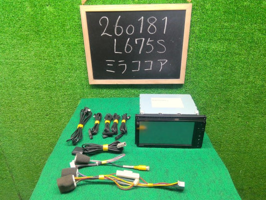 【中古】ミラココア DBA-L675S カーナビゲーション パナソニック
