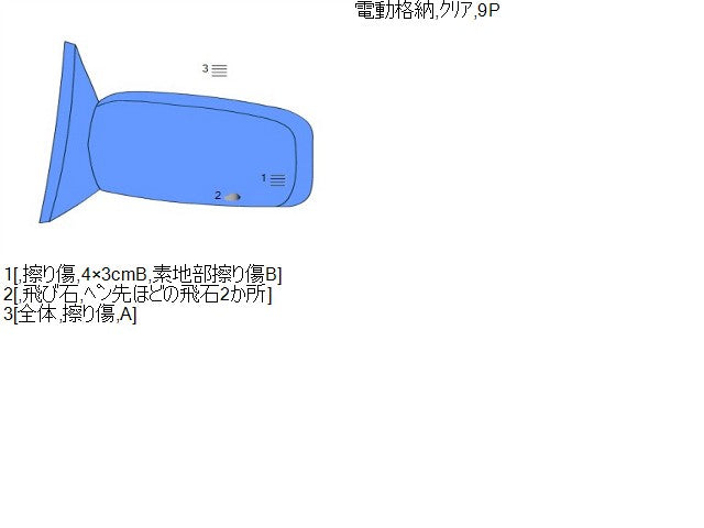 【中古】ライフ DBA-JC1 左サイドミラー 76258-SZJ-J51