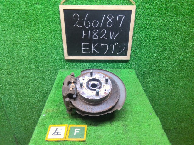 【中古】ｅＫワゴン DBA-H82W 左フロントナックルハブＡＳＳＹ 3870A023