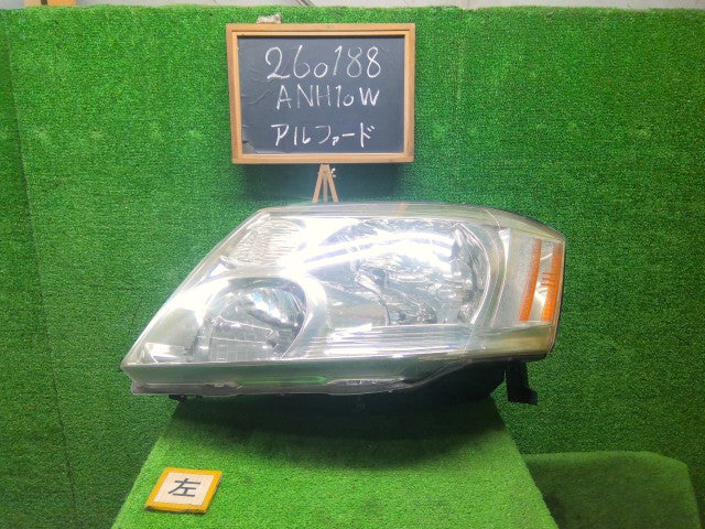 【中古】アルファード CBA-ANH10W 左ヘッドランプＡＳＳＹ 81150-58020