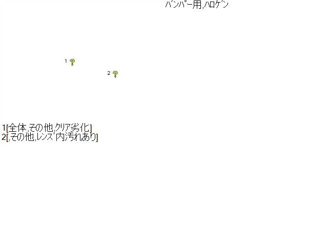 【中古】アルファード CBA-ANH10W 左フォグランプ 81221-58031