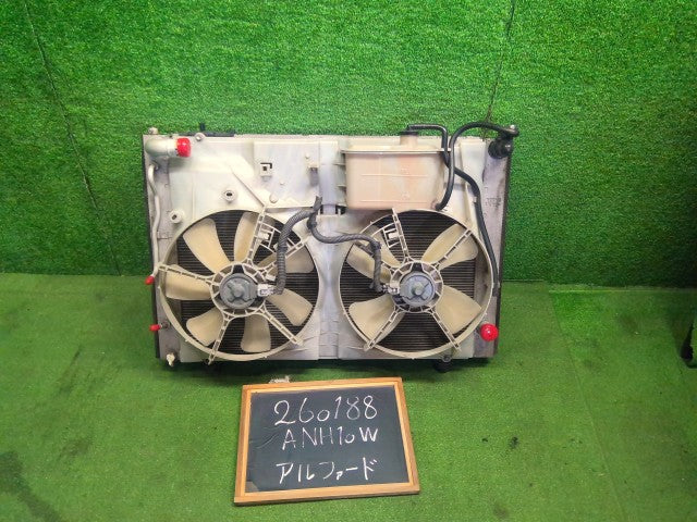 【中古】アルファード CBA-ANH10W ラジエータ 16041-28370