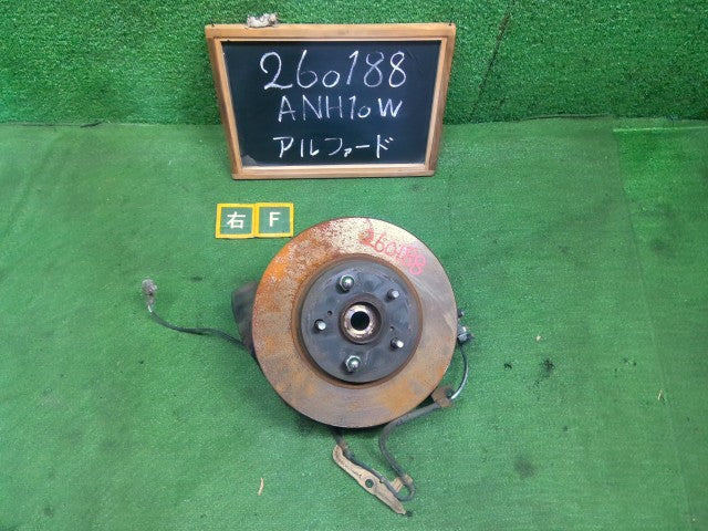 【中古】アルファード CBA-ANH10W 左フロントナックル 43212-58010